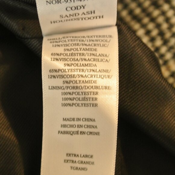 NEW Rails Cody Houndstooth Check Double Breasted Blazer SIZE XL#2620* - Picture 11 of 13